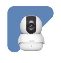 HiLook by HIKVISION IPCP120DWW IPC-P120-D/W(W) Mini Domo PT IP 2 Megapixel / Lente 2