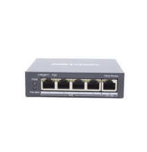 HIKVISION DS3E0505PEM DS-3E0505P-E/M Switch Gigabit PoE+ / No Administrable / 4 Puert