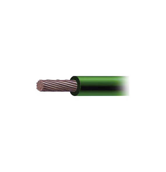 INDIANA SLY287GRN500 SLY-287-GRN/500 Cable de Cobre Recubierto THW-LS Calibre 4 AWG 1