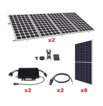 HOYMILES KITHMS4K550SP KITHMS4K550SP Kit Solar para Interconexión de 4.4KW de Potenci