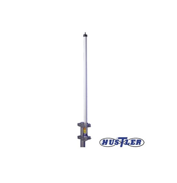 HUSTLER HX1043050 HX10-43050 Antena base UHF 430-450 MHz Fibra de Vidrio 10 dB de Gan