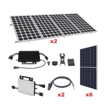 HOYMILES KITHMS3K550SP KIT-HMS-3K-550SP Kit Solar para Interconexión de 3.3 KW de Pot