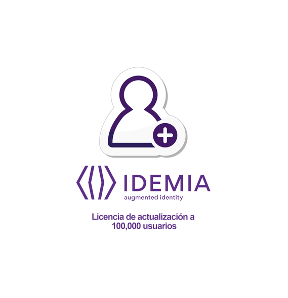 IDEMIA (MORPHO) 293762855 293762855 Actualización de licencia de 40.000 a 100.000 usu