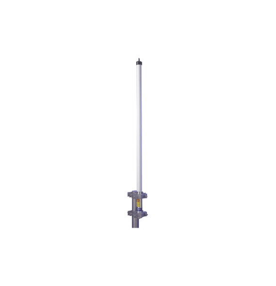 HUSTLER HD947090 HD9-470-90 Antena base UHF 470-490 MHz Fibra de Vidrio 9 dB de Ganan