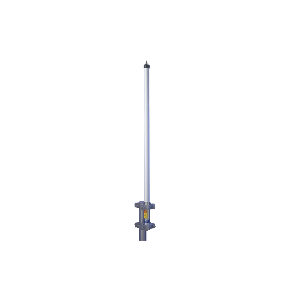 HUSTLER HX616070ES HX6-160-70ES Antena base VHF 165-174 MHz Fibra de Vidrio 6 dB de G