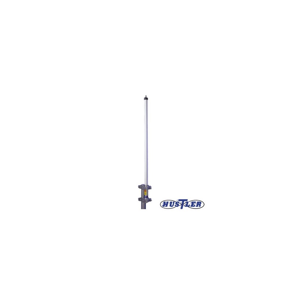 HUSTLER HD949051 HD9-490-51 Antena base UHF 490-512 MHz Fibra de Vidrio 9 dB de Ganan