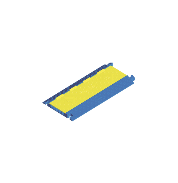 HUBBELL HUBHBLTT5B HUB-HBLTT-5B Protector para cables de 5 canales Truk Trak / Dimens