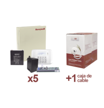 HONEYWELL HOME RESIDEO VISTA482204KT5 VISTA48/2204KT5 Kit de 5 paneles VISTA48 con Ba