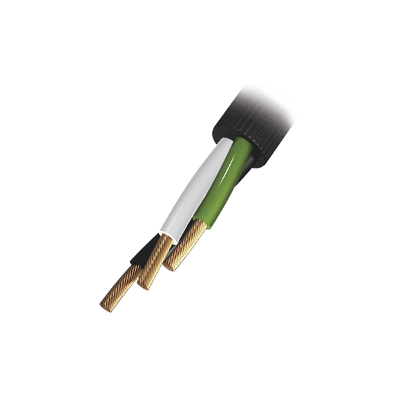 INDIANA RQ39100M RQ39/100M Bobina de 100 Metros / Cable Eléctrico de Uso Rudo / 3 Hil