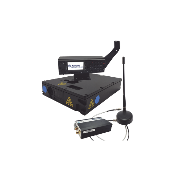 AIRBUS 12291GPS 12291GPS Radio Móvil Tetrapol TPM900 con antena dual GPS y RF de 380-