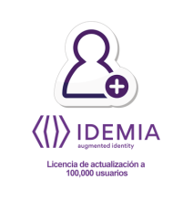 IDEMIA (MORPHO) 293654727 293-654-727 Licencia de actualizacion a 100 000 usuarios