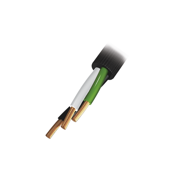 INDIANA RQ37100M RQ37/100M Cable Eléctrico de Uso Rudo 3 Hilos Calibre 14 AWG Hasta 6