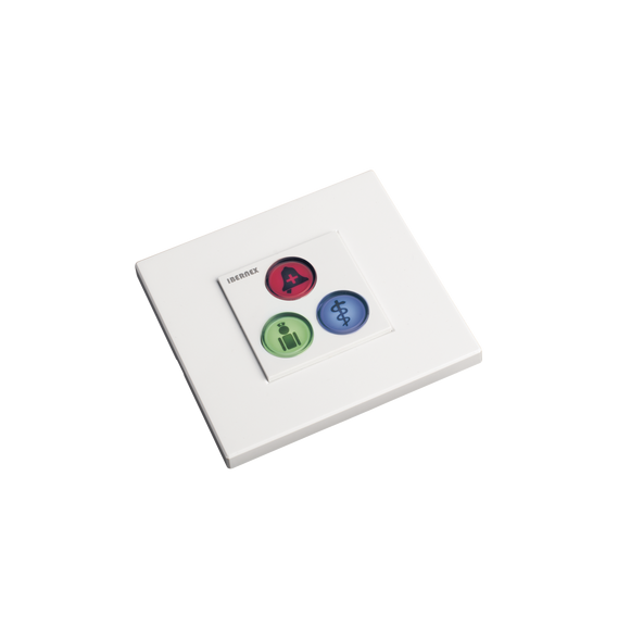 IBERNEX NX0394 NX0394 Modulo de 3 Botones iluminados / Alarma / Cancelar y Código Azu