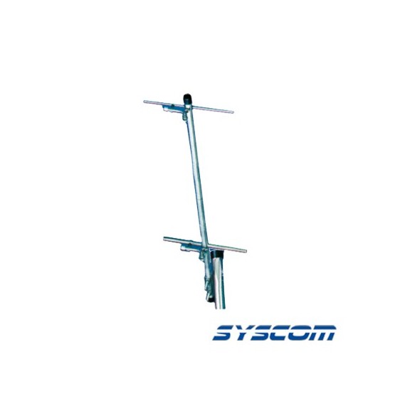 Syscom A2DVCL A2DVCL Antena para Televisión Tipo Dipolo para Canales del 2 - 6.
