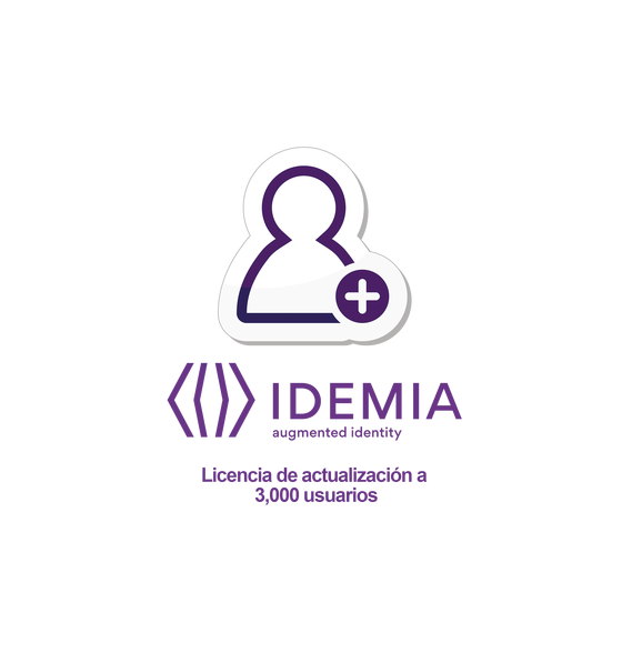IDEMIA (MORPHO) 237708350 237-708-350 Licencia de actualizacion a 3000 usuarios
