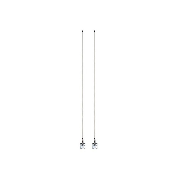 HUSTLER F61W F-61W Antena Móvil Doble para Rango de Frecuencia de Banda Civil (CB) 26