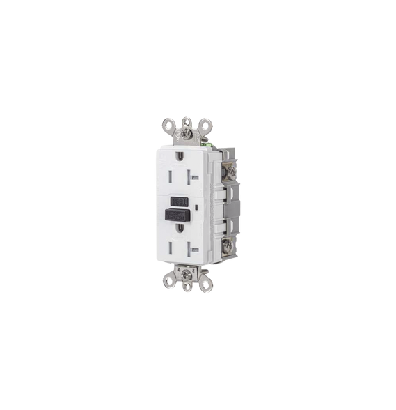 HUBBELL HUBGFSG5362W HUB-GFS-G5362-W Contacto GFCI 20 A 125 V / Resistente a Intemper