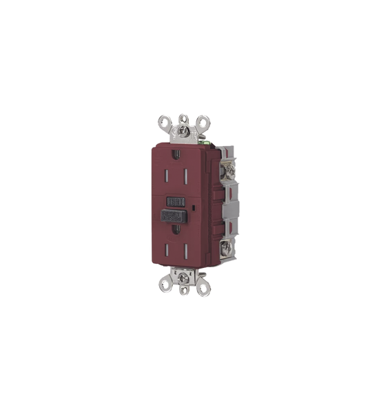 HUBBELL HUBGFSG5262R HUB-GFSG-5262R Contacto de Auto-verificación GFCI de 15 A 125 V