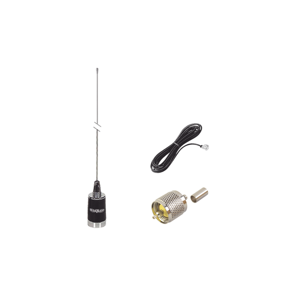 HUSTLER KITLMG150 KIT-LMG150 kit de antena móvil de 3dB de Ganancia en VHF 148-174 MH
