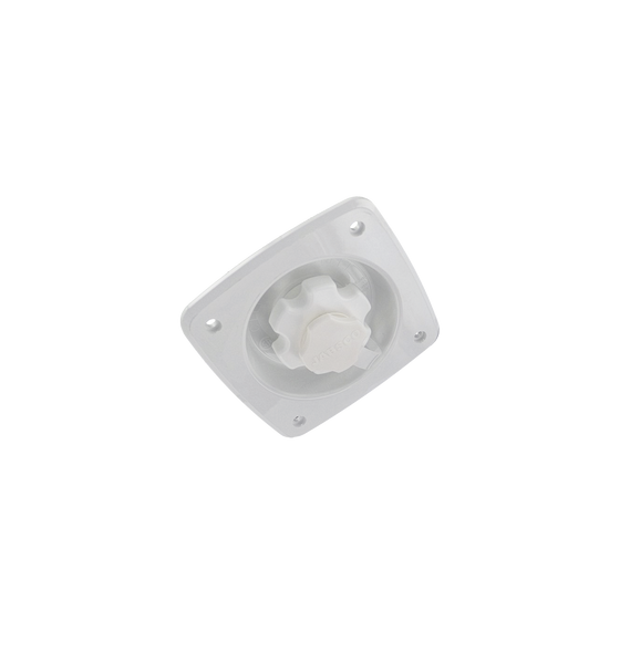 JABSCO 444111045 44411-1045 Regulador de presión de agua color blanco.