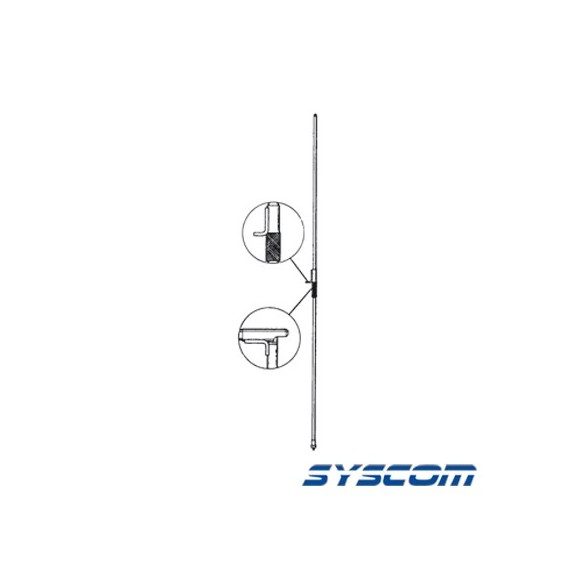 HUSTLER MO1 MO-1 Mástil HF para Resonadores Hustler Serie RM Longitud 54  (137 cm) Pl