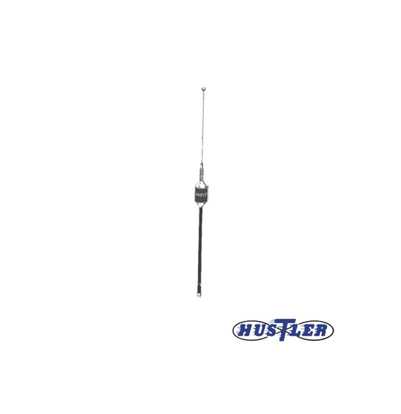 HUSTLER SCB SCB Antena Móvil para Rango de Frecuencia de Banda Civil (CB) 26.960 - 27