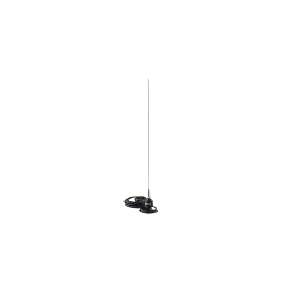 HUSTLER RUM150 RUM-150 Antena VHF Móvil Con Montaje Magnético y Conector UHF Macho 14