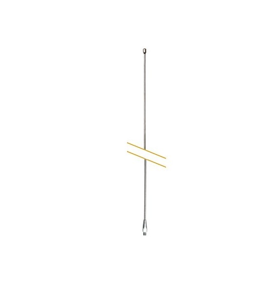 HUSTLER IC56 IC-56 Látigo para Antena CB de 259 cm de Acero Inoxidable
