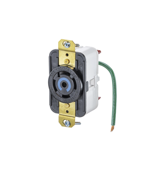 HUBBELL HUBHBL2810ST HUB-HBL-2810-ST Receptáculo de Media Vuelta Industrial 30 A 120/