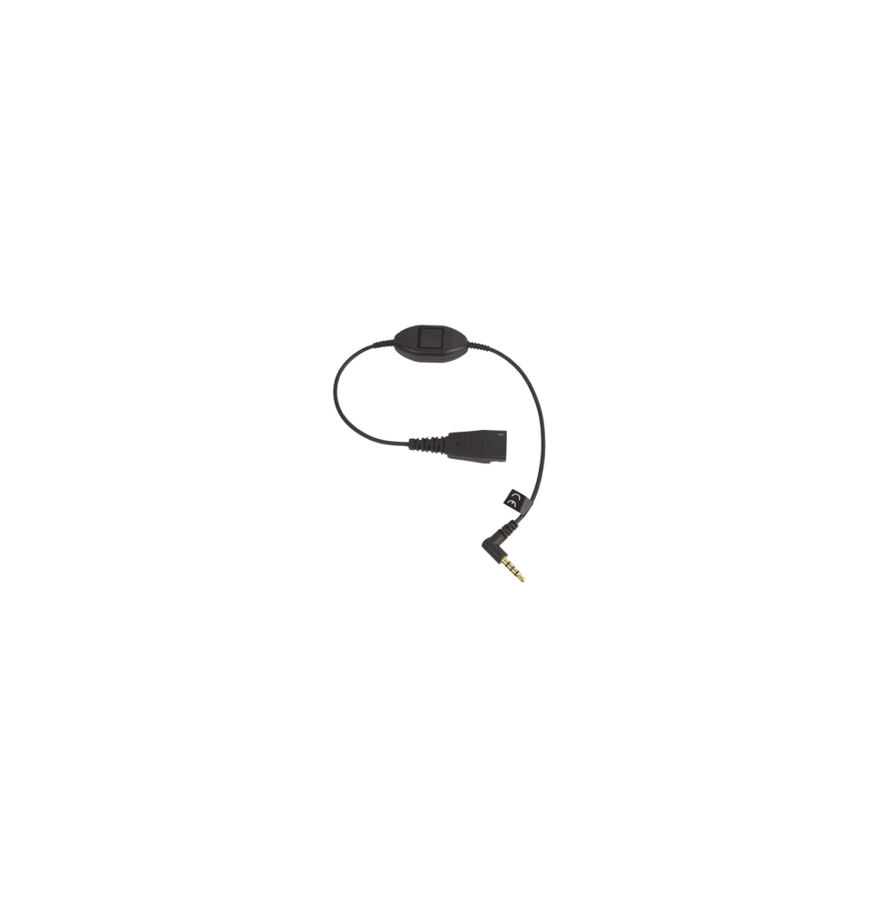 JABRA MOBILEQD35MMS MOBILE-QD-35MM-S Jabra Cord QD a conector de 3.5 mm con Push-to-T