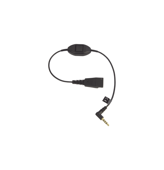 JABRA MOBILEQD35MMS MOBILE-QD-35MM-S Jabra Cord QD a conector de 3.5 mm con Push-to-T