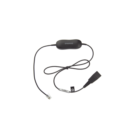 JABRA GN1200S GN-1200-S Jabra GN1200 cable con conexión QD y RJ-9 (88001-99)
