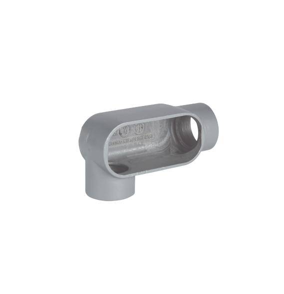 HUBBELL KILLARK HUBLR17SA HUB-LR17-SA Caja Condulet Tipo LR de 1/2  / Aluminio libre