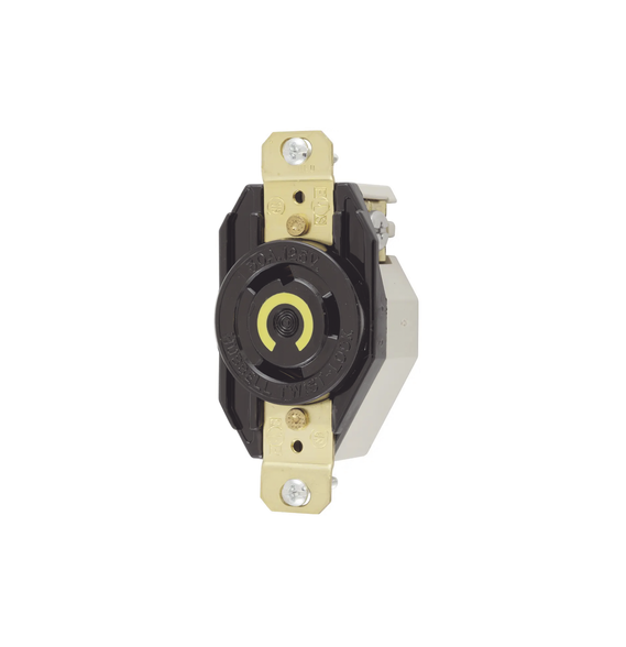HUBBELL HUBHBL2610 HUB-HBL-2610 Receptáculo de Media Vuelta Industrial 30 A 125 V CA