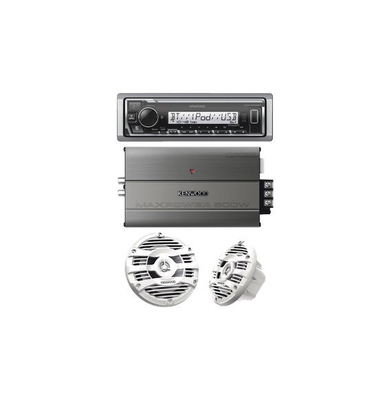 JVC KENWOOD KEA41653MRW KEA4/1653MRW Kit de estéreo con Bluetooth KMR-M332BT | Amplif