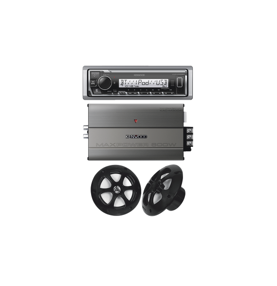 JVC KENWOOD KEA41613MRB KEA4/1613MRB Kit de estereo con Bluetooth KMR-M332BT | Amplif