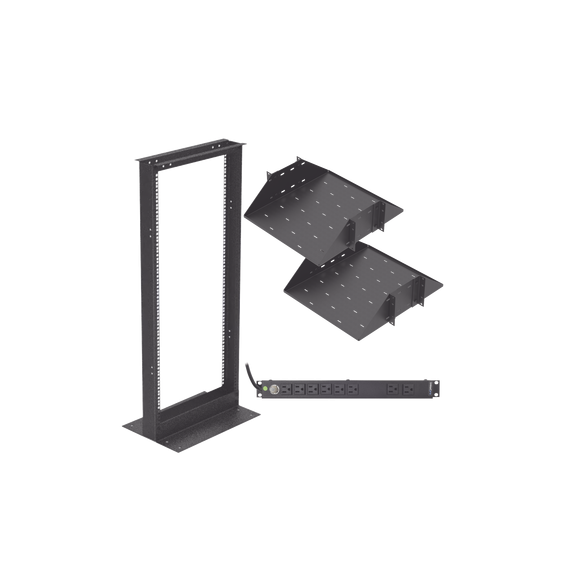 LINKEDPRO BY EPCOM KITORG24HD KIT-ORG-24HD Kit de Rack Estándar 19 24 UR con 2 Charo