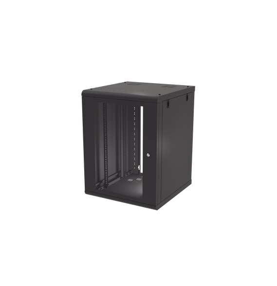 LINKEDPRO SR1916GN2G SR-1916-GN2G Gabinete de Pared 12U de 635 mm de Profundidad Rack