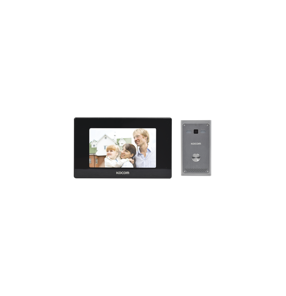 KOCOM KCV544SDKB KCV544SDKB Grabe Quien toca a su Puerta Videoportero TOUCH SCREEN de