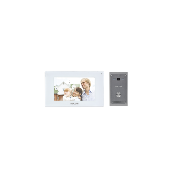 KOCOM KCV544SDKW KCV544SDKW VIDEOPORTERO TOUCH SCREEN de 7 GRABACION en microSD