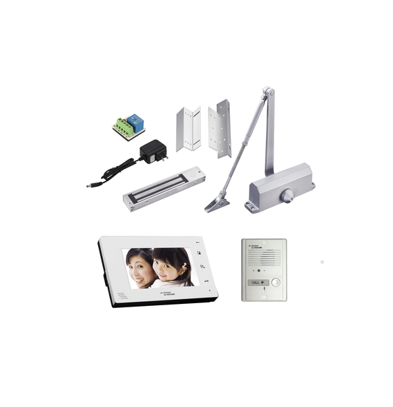 KOCOM KT374W KT-374-W KIT TODO EN UNO VIDEOPORTERO ANALOGICO