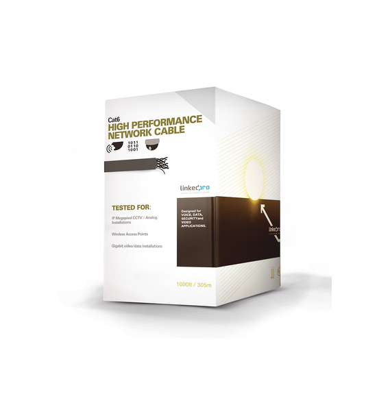 LINKEDPRO BY EPCOM PROCAT6GELX PRO-CAT-6-GELX Cable Cat6+ CALIBRE 23 Intemperie con G