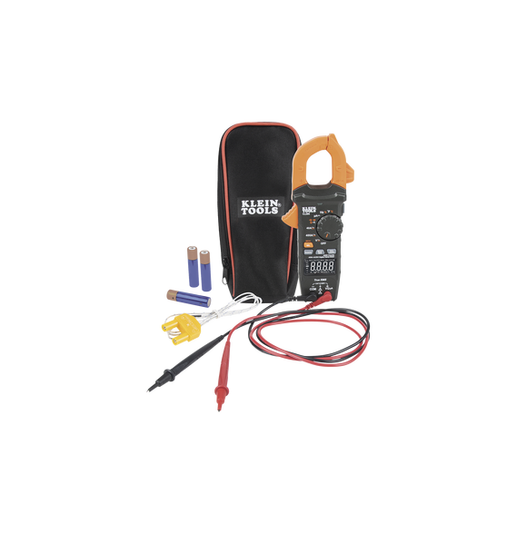 KLEIN TOOLS CL390 CL-390 Amperímetro Digital de Gancho Rango Automático de 400 A CA/C