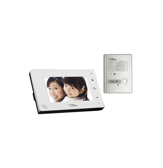 KOCOM KCVA374K KCV-A374K Videoportero Manos libres con pantalla LCD 7