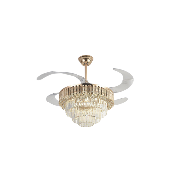 JWJ JLV042 JLV-042 Ventilador de Techo con Luminario LED de 110 V CA 50/60 Hz / 88 W