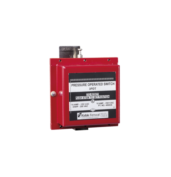 KIDDE 81486536000 81-486536-000 Switch de Presión 3 Polos Doblre Tiro