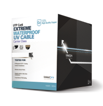 LINKEDPRO BY EPCOM PROCAT6EXTLITEW PRO-CAT-6-EXT-LITEW Bobina de cable UTP 305 Metros