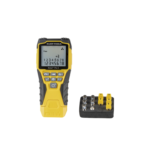 KLEIN TOOLS VDV501851 VDV-501-851 Kit Scout? Pro 3 Probador de Cables de Voz (RJ11/12