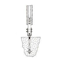 Syscom HB36 HB36 Sistema de Anclaje Tipo Perno para Torres TBX24 TBX32 TBX40 TBX48 GT