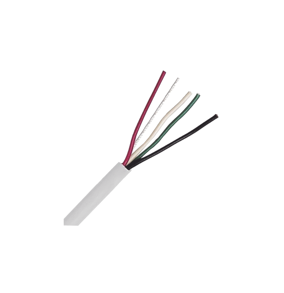 LINKEDPRO LP224W1000 LP224W/1000 Bobina de Cable 305 Metros 4 x 22 AWG Color Blanco